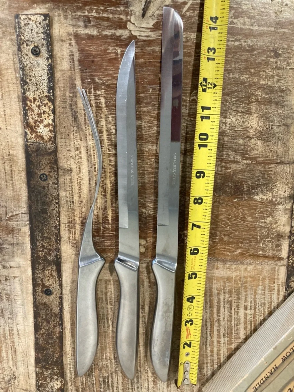 Retro 3-Piece Carving Set - Stainless Steel - Japan